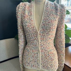 Gorgeous Popcorn Knit Sweater Cardigan